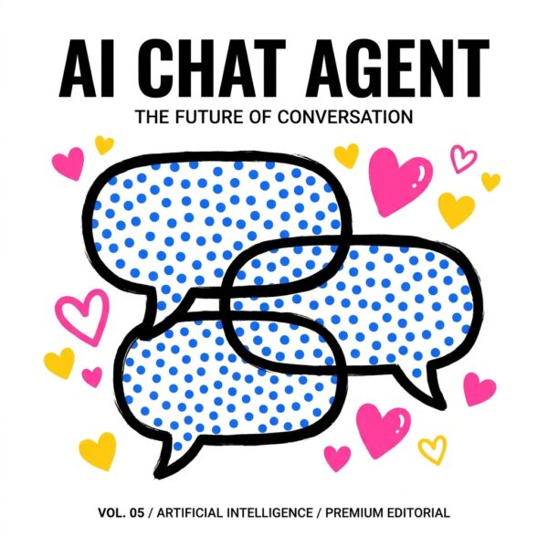 AI Chat Agent — WhatsApp & Web — Magazine Bold cover