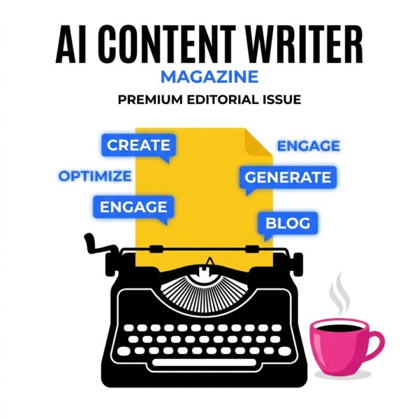 AI Content Writer Agent — Magazine Bold cover
