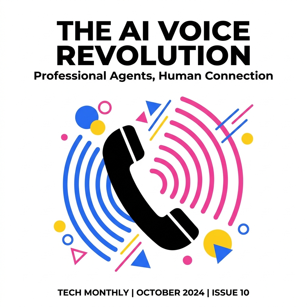 VoxAI Voice Agent — Professional — Magazine Bold cover